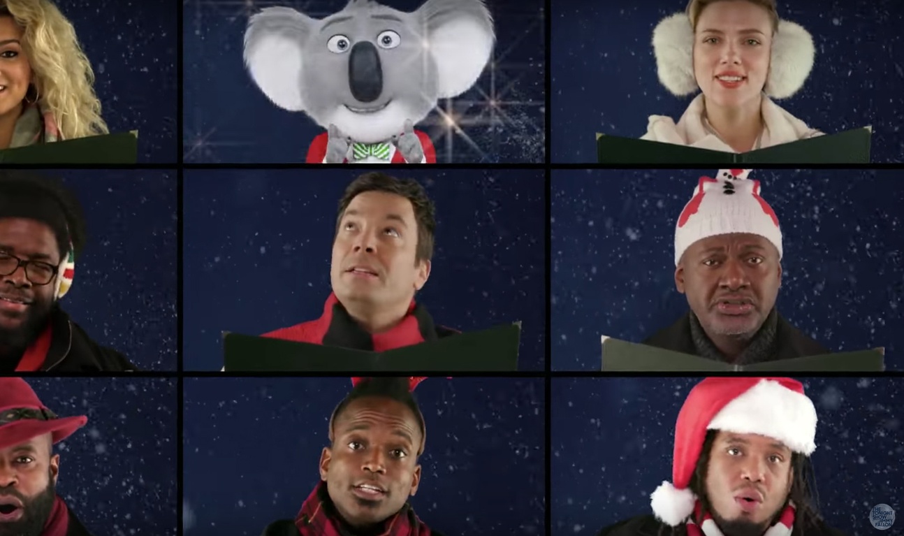 Jimmy Fallon, Paul McCartney et la distribution du film «Sing» chantent Noël