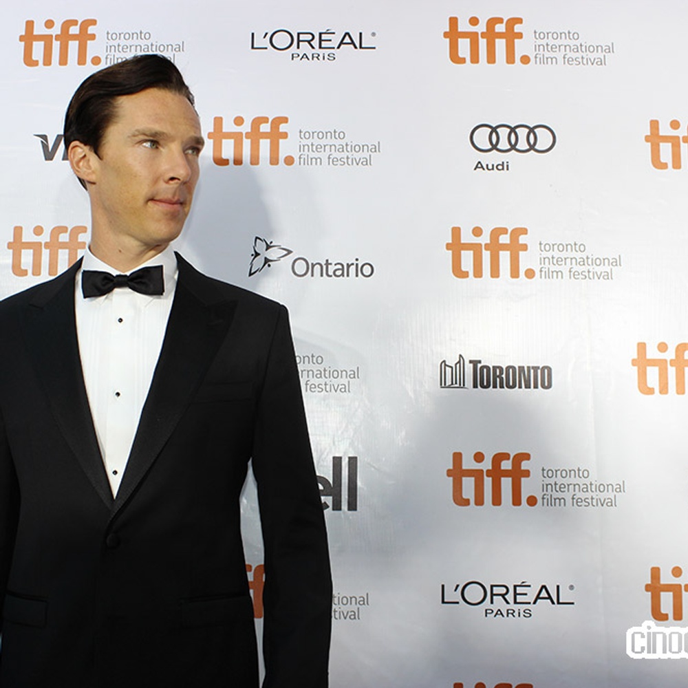 Sur le tapis rouge du film The Fifth Estate