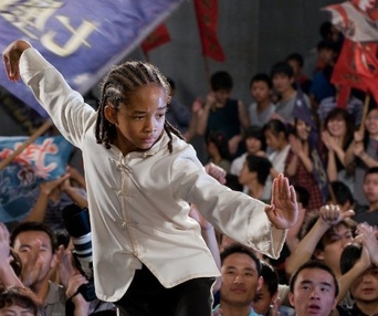 Une scène du film The Karate Kid