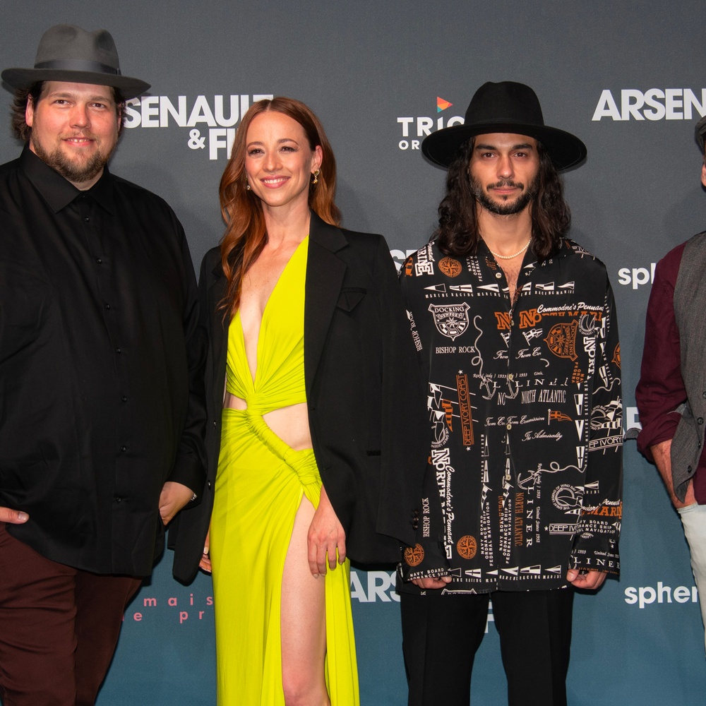 Sur le tapis rouge du film Arsenault & Fils