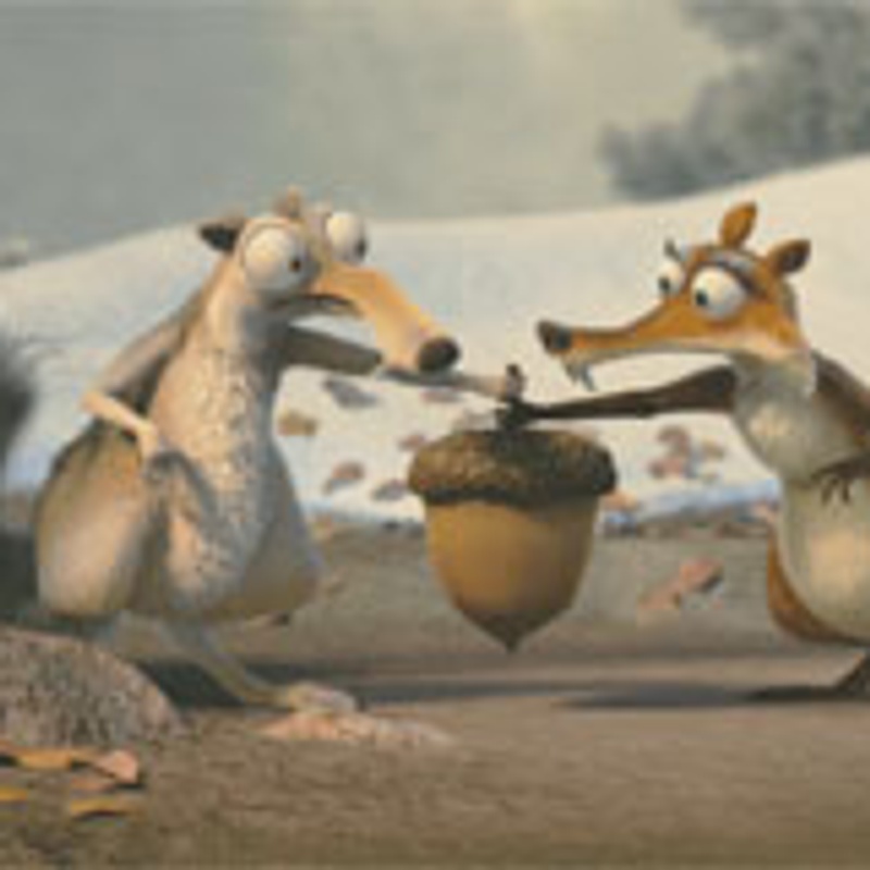 Une scène du film d'animation Ice Age: Dawn of the Dinosaurs