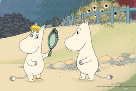 Une scène du film Les moomins sur la riviera