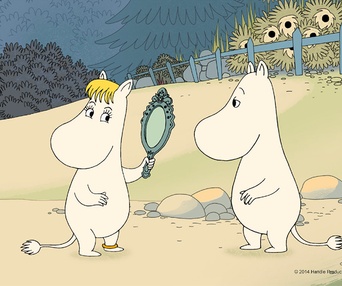 Une scène du film Les moomins sur la riviera