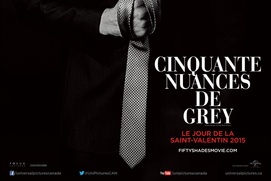 Affiche du film Cinquante nuances de Grey Affiche du film Cinquante nuances de Grey