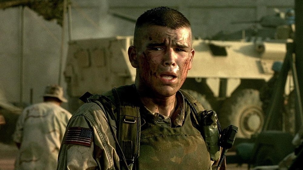Une scène du film Black Hawk Down