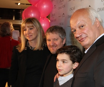 Sur le tapis rouge de Oscar et la dame rose