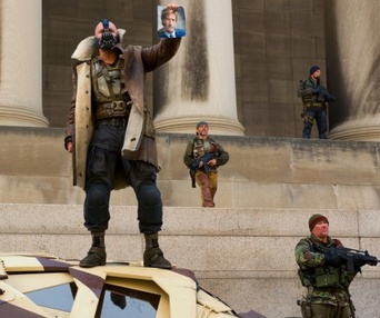 Une scène du film The Dark Knight Rises