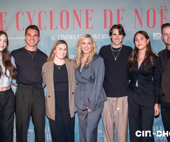 Tapis rouge du film Le cyclone de Noël