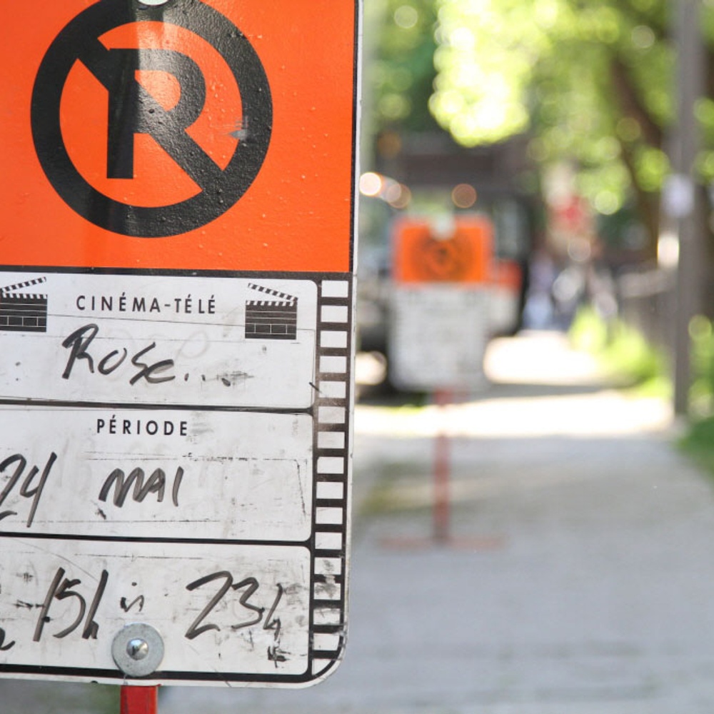 Sur le plateau du film Rose by Name