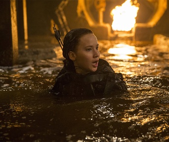 Une scène du film The Hunger Games: Mockingjay - Part 2