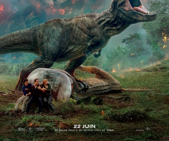 Affiche du film Monde Jurassique : Le royaume déchu