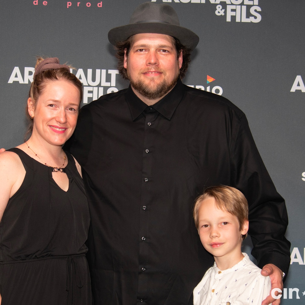 Sur le tapis rouge du film Arsenault & Fils
