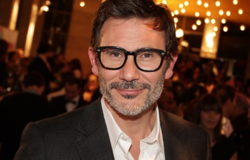 Michel Hazanavicius sur le tapis rouge de The Artist