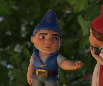 Une scène du film Sherlock Gnomes