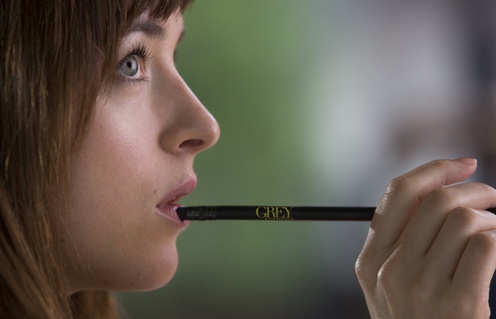 Une scène du film Fifty Shades Of Grey