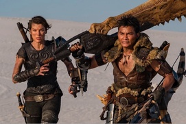 Une scène du film Monster Hunter Une scène du film Monster Hunter