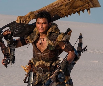 Une scène du film Monster Hunter