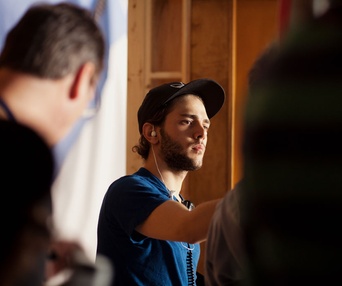 Sur le plateau du film Laurence Anyways