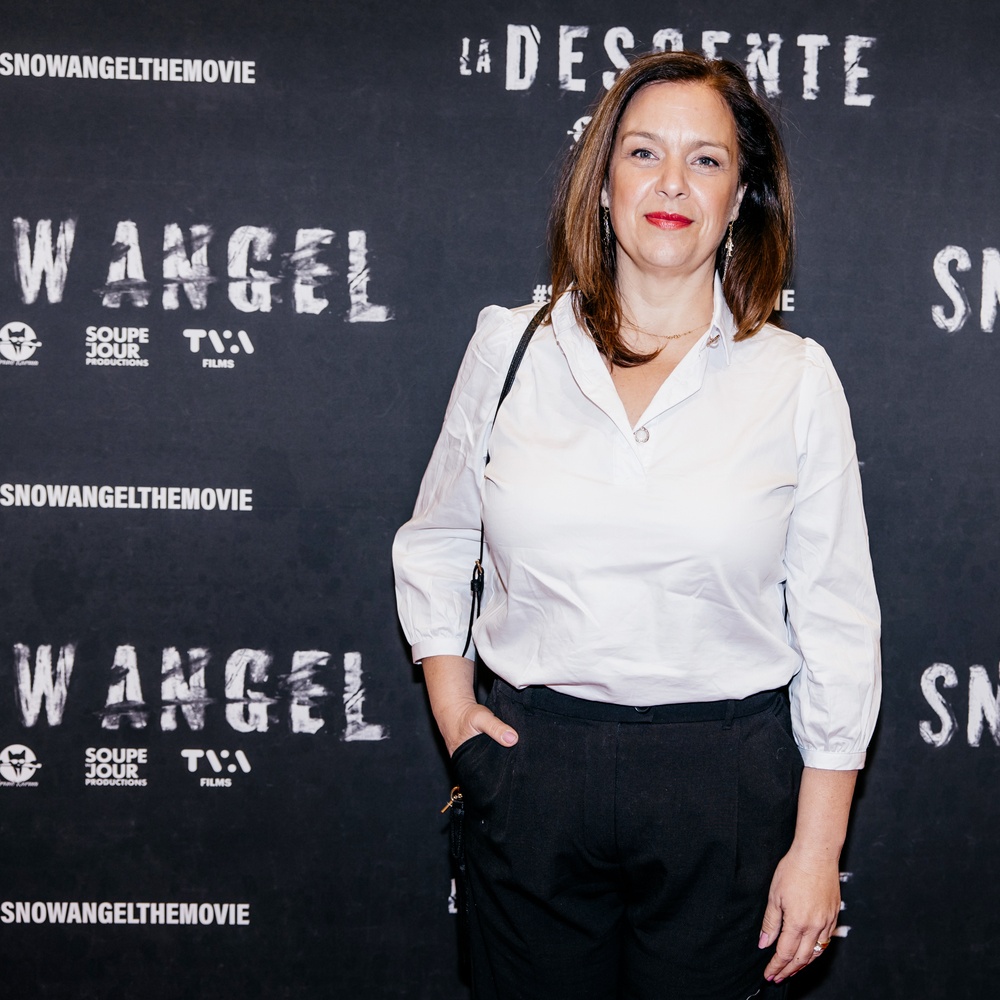 Sur le tapis rouge du film Snow Angel