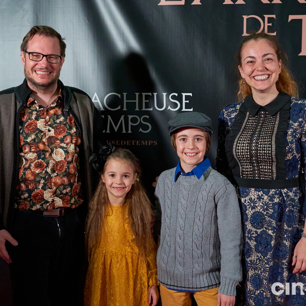 Sur le plateau du film L'arracheuse de temps