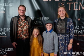 Sur le plateau du film L'arracheuse de temps