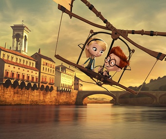 Une scène du film Mr. Peabody & Sherman