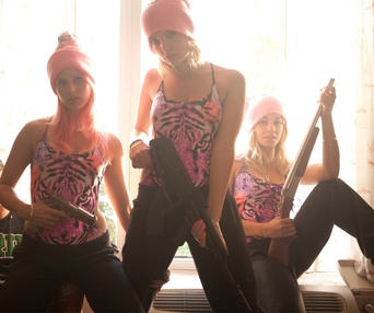 Une scène du film Spring Breakers