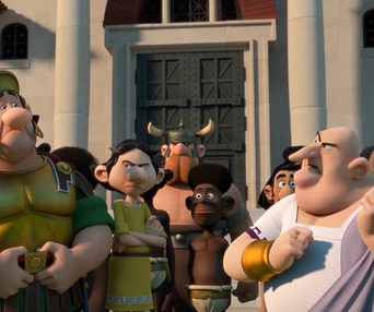 Une scène du film Astérix: Le domaine des Dieux