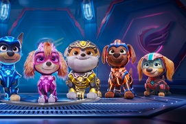 Une scène du film Paw Patrol: The Mighty Movie Une scène du film Paw Patrol: The Mighty Movie