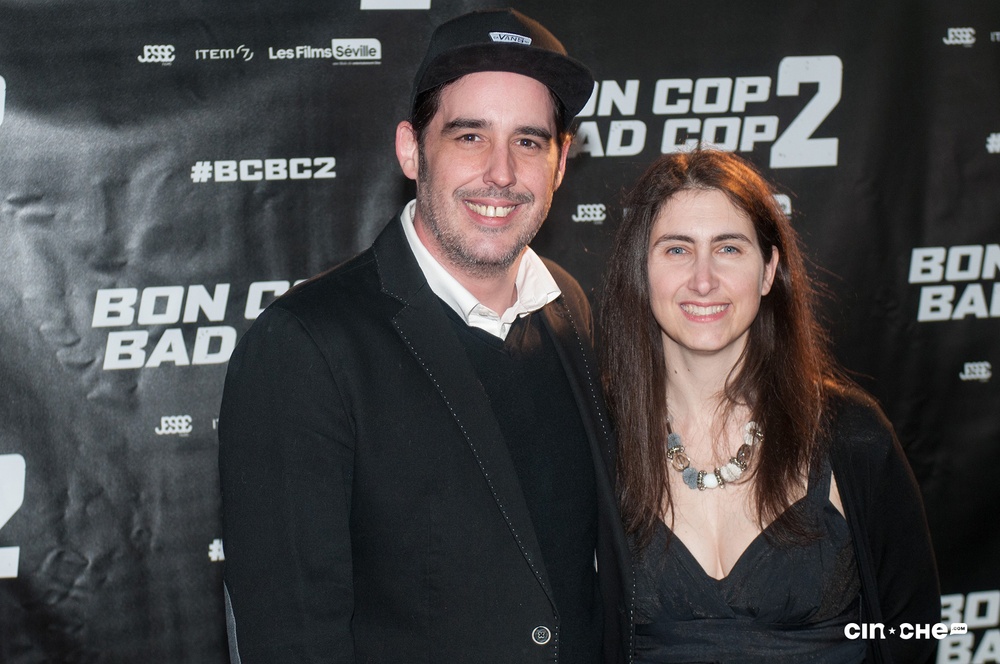 Sur le tapis rouge du film Bon Cop Bad Cop 2