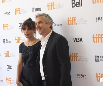 Sur le tapis rouge du film Gravity