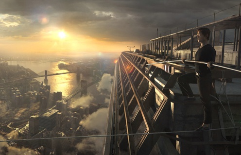 Une scène du film The Walk