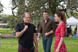 Sur le plateau Une scène du film The Best of Me