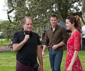 Sur le plateau Une scène du film The Best of Me
