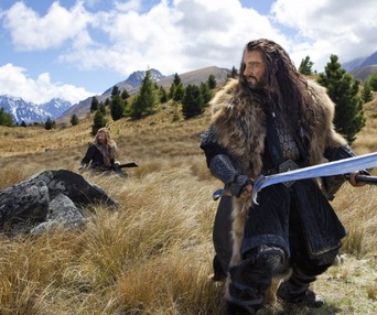 Une scène du film The Hobbit: An Unexpected Journey
