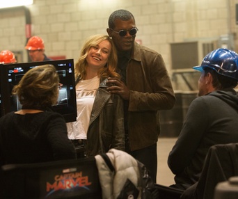 Une scène du film Captain Marvel