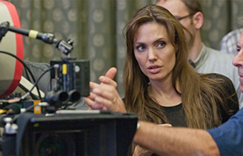Angelina Jolie sur le plateau de In the Land of Blood and Honey