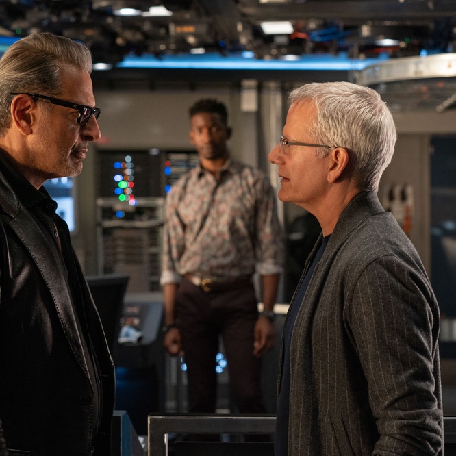 Une scène du film <em>Jurassic World: Dominion</em>