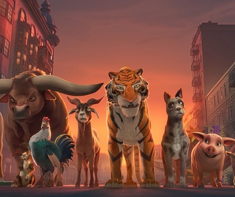 Une scène du film The Tiger's Apprentice