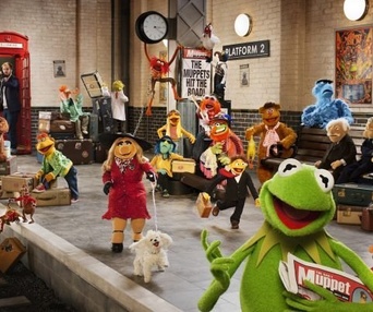 Une scène du film Muppets Most Wanted