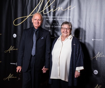 Tapis rouge du film Aline