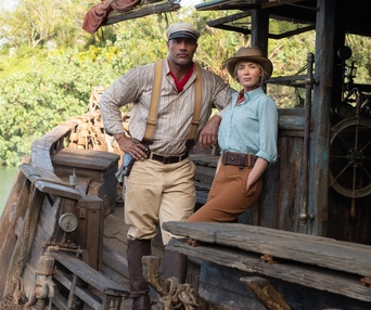 Une scène du film Jungle Cruise