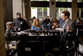 Sur le plateau du film The Guilt Trip Sur le plateau du film The Guilt Trip