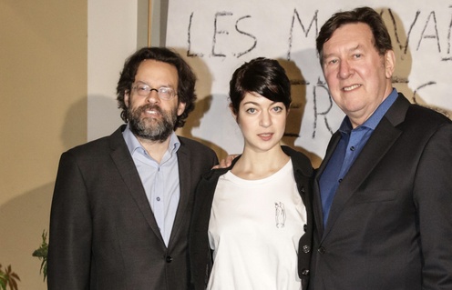Sur le tapis rouge du film Les mauvaises herbes