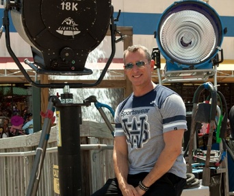 Sur le plateau du film Rock of Ages