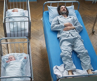 Une scène du film Bonté divine
