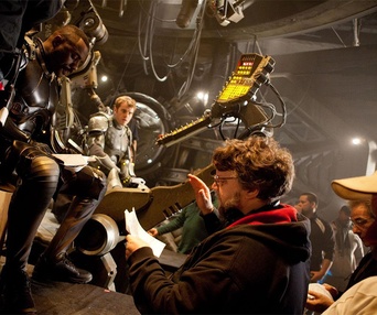 Sur le plateau du film  Pacific Rim