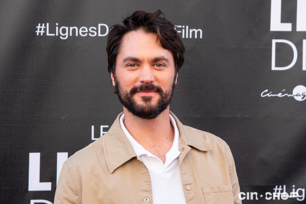 Sur le tapis rouge du film Lignes de fuite