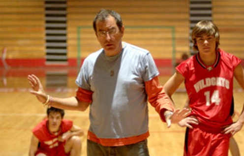 Kenny Ortega sur le plateau de High School Musical 3: Senior Year