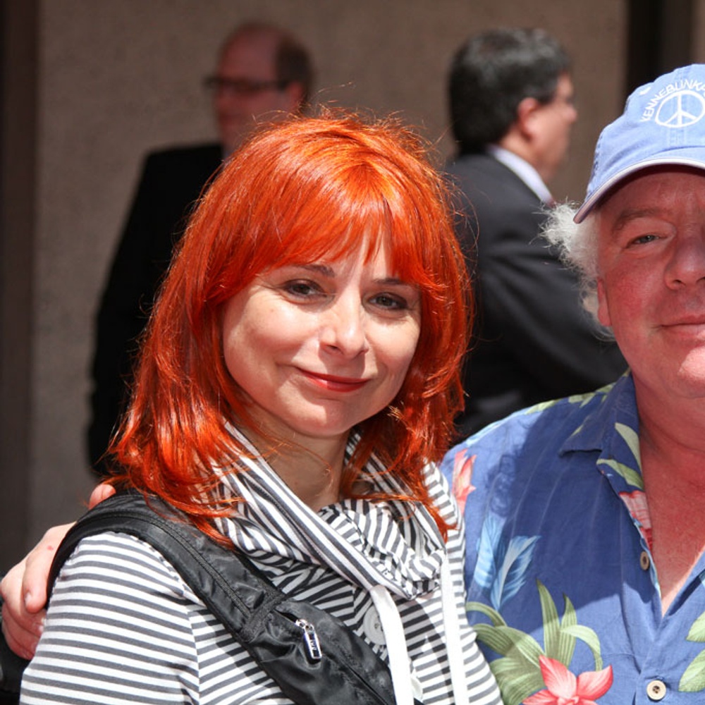Sur le tapis rouge du film Le sens de l'humour